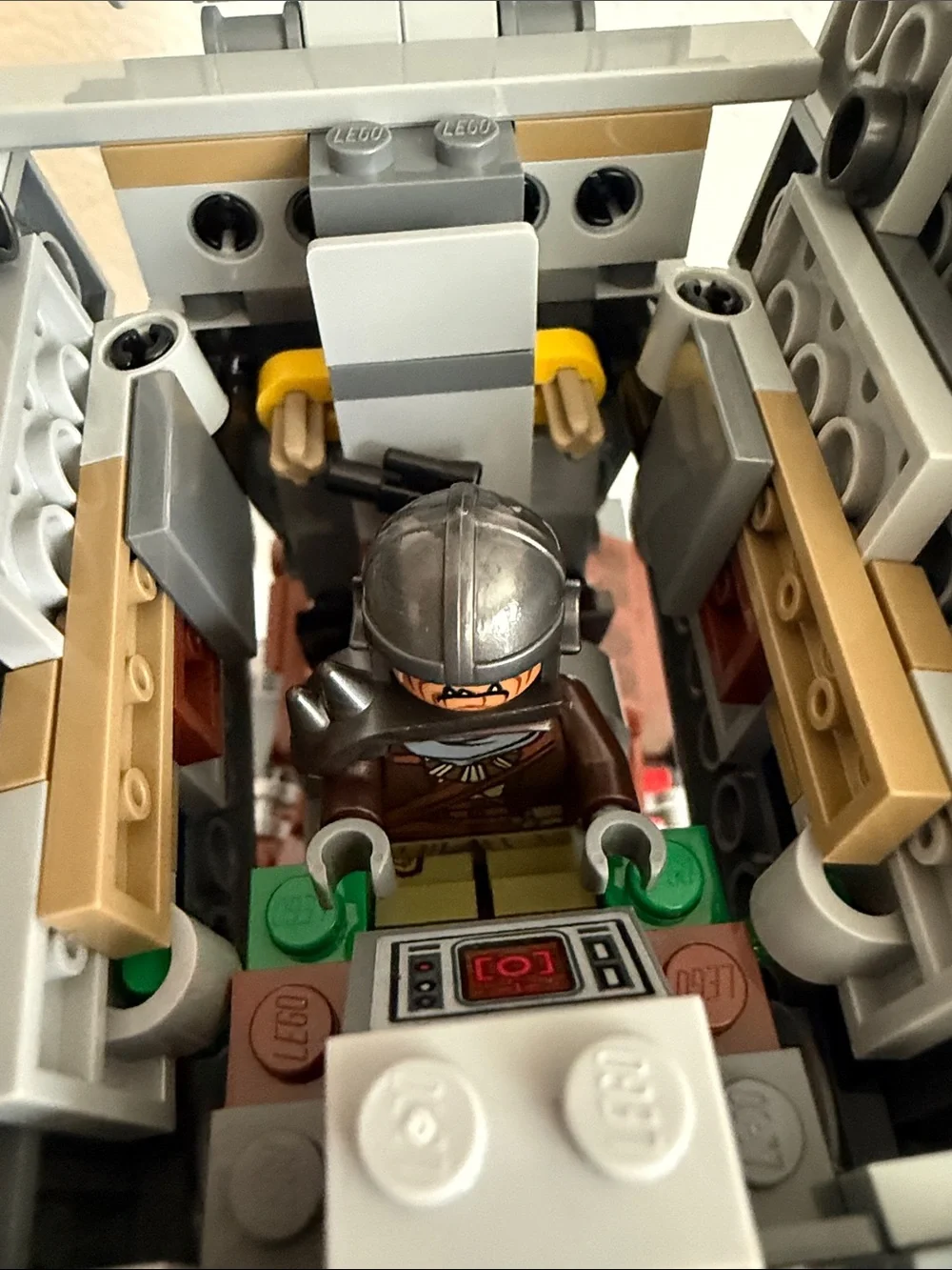 Lego Star Wars Gray & Red AT-ST Walker Building Set Man